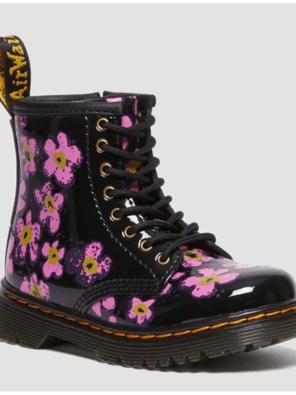 Dr. Martens, Girls Pansey Fayre Floral boot, size 9 Todler